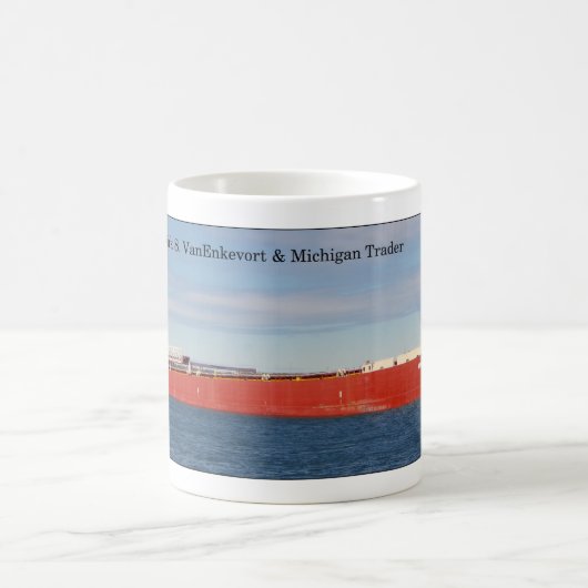 Dirk S. VanEnkevort & Michigan Trader mug (Centre)