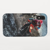 Dirt bike berijder kussen Case-Mate iPhone case (Achterkant (horizontaal))