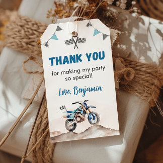 Dirt Bike Birthday Party Thank You Cadeaulabel