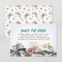 Dirt Bike Boeken Voor Baby invitatie