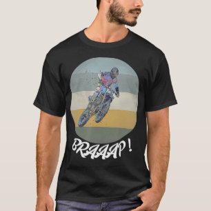  Dirt Bike BrapBraap Funny Motocross T-shirt
