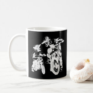 Dirt Bike Dad Motocross Motorcycle Biker Vader Koffiemok