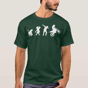 Dirt Bike Evolution Dab Dance Motocross Monkey T-shirt