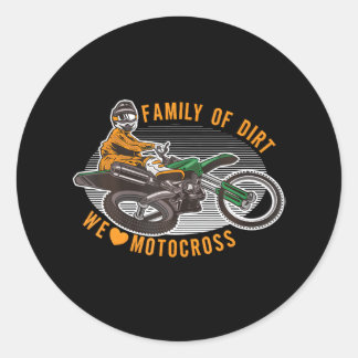 Dirt Bike Family MX Motorcycle Motorcross Racing Ronde Sticker