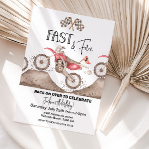 Dirt Bike Fast et Five invitation