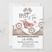 Dirt Bike Fast et Five invitation (Devant)