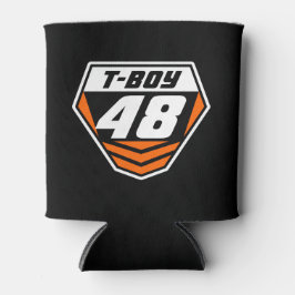 Dirt Bike Front Number Bord: Sinaasappel - Light N Blikjeskoeler