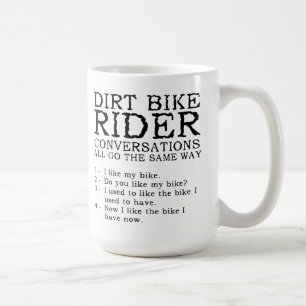 Dirt Bike Gesprekken Grappige Motocross Mok