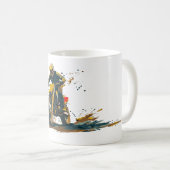 Dirt Bike Graphic Coffee Mug Koffiemok (Voorkant rechts)