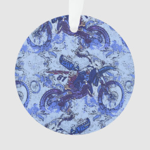Dirt-Bike Heaven - Motocross Racers Ornament