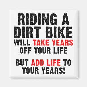 Dirt Bike Life voor je jaren grappige vriend Magne Magneet