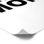 Dirt Bike Mom Funny Poster (Coin)