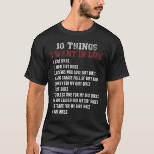 Dirt Bike Motocross Biking Moto Riding T-shirt
