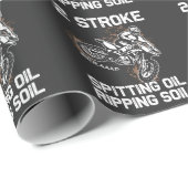 Dirt Bike Motocross-offroad-motorsport Cadeaupapier (Rol Hoek)