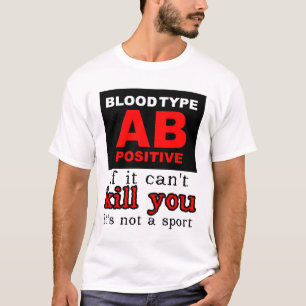 Dirt Bike Motocross T-shirt - Bloedgroep AB Positi