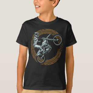 Dirt Bike Motocross-wielmotor T-shirt