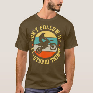 Dirt Bike Motorcross MTX Retro T-shirt