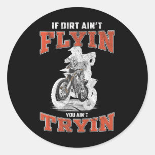 Dirt Bike Motorfiets Supercross MX Motorcross Ronde Sticker