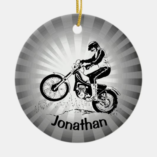 Dirt Bike Ornament (Voorkant)