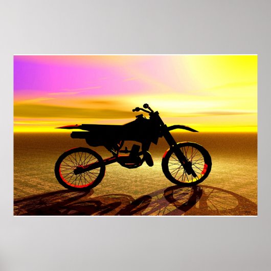 Dirt Bike Poster (Voorkant)