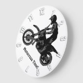 Dirt bike Racer Grote Klok (Hoek)