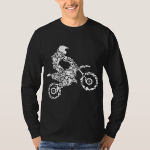 Dirt Bike Rider Motocross Enduro Dirt Biking Boys T-shirt