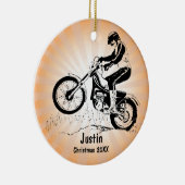 Dirt Bike Rider Ornament (Rechts)