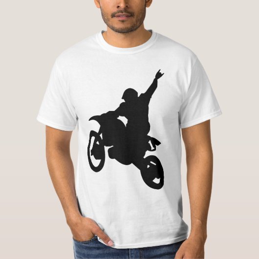 Dirt Bike (zwart) T-shirt (Voorkant)