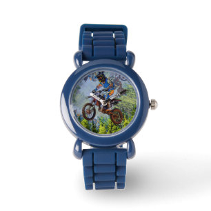 Dirt-Biking Fools- Motocross Racers Horloge