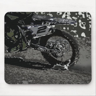 Dirt Biking (zwart-wit) Muismat