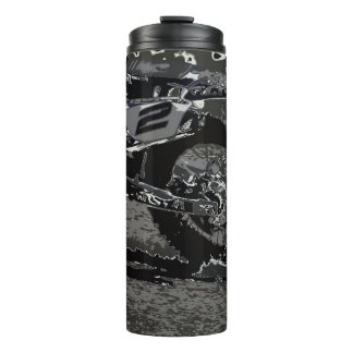 Dirt Biking (Zwart & Wit) Thermosbeker
