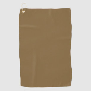 Dirt Brown (vaste kleur) Golfhanddoek