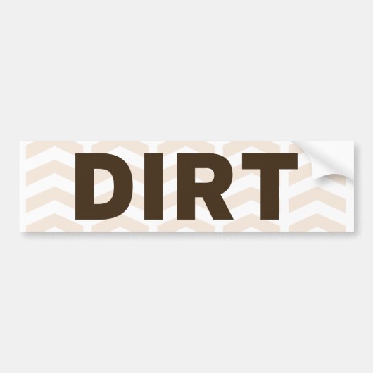 Dirt Bumpersticker (Voorkant)