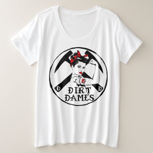 Dirt Dames, Classic Plus Size T-Shirt (Design devant)