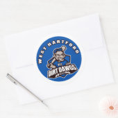 Dirt Dawg Round Sticker (Envelop)