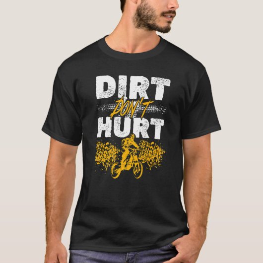 Dirt don't Hurt Dirt Biking Boys Dirt Bike T-shirt (Voorkant)