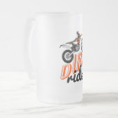 Dirt ride matglas bierpul (Voorkant links)