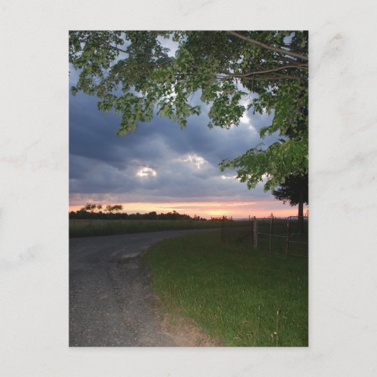 Dirt Road Briefkaart (Voorkant)