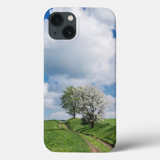 Dirt Road en Apple Trees Case-Mate iPhone Case (Achterkant)