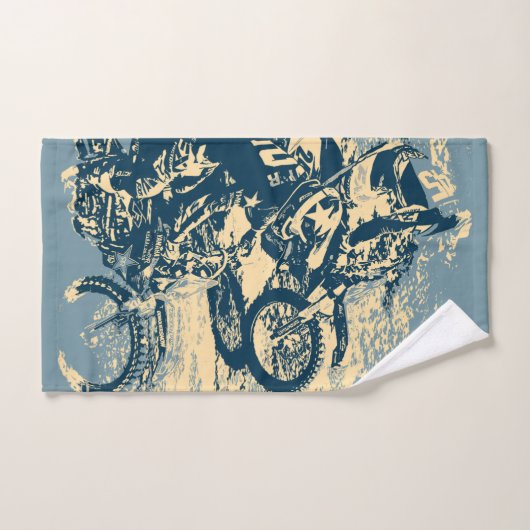 Dirt Track - Course Motocross (Serviette à main)