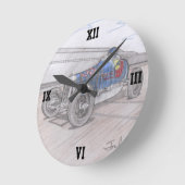 DIRT TRACK-klok Ronde Klok (Hoek)