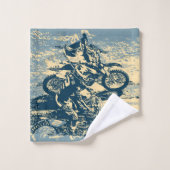 Dirt Track - Motorcross Racing Bad Handdoek (Wasdoekje)