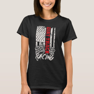 Dirt Track Racing Costume-motorfietsen T-shirt