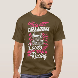 Dirt Track Racing Sprint Car Grandma Premium T-shirt