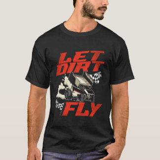 Dirt Track Racing Sprint Car T-shirt