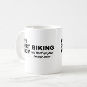 Dirt Vélo Maman Drôle Mug (Devant gauche)