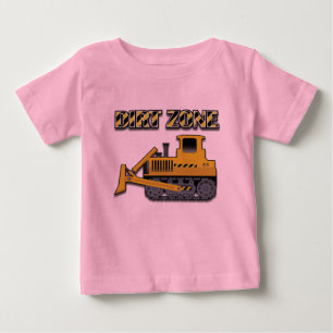 Dirt Zone (Bulldozer) - Baby Fine Jersey T-Shirt 