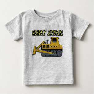 Dirt Zone (Bulldozer) - Baby Fine Jersey T-Shirt 