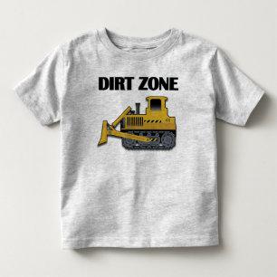 Dirt Zone (Bulldozer) - Toddler Long Sleeve T-Shir Kinder Shirts
