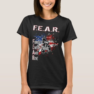 Dirtbike Motocross vergeet alles en rijdt op MX U T-shirt